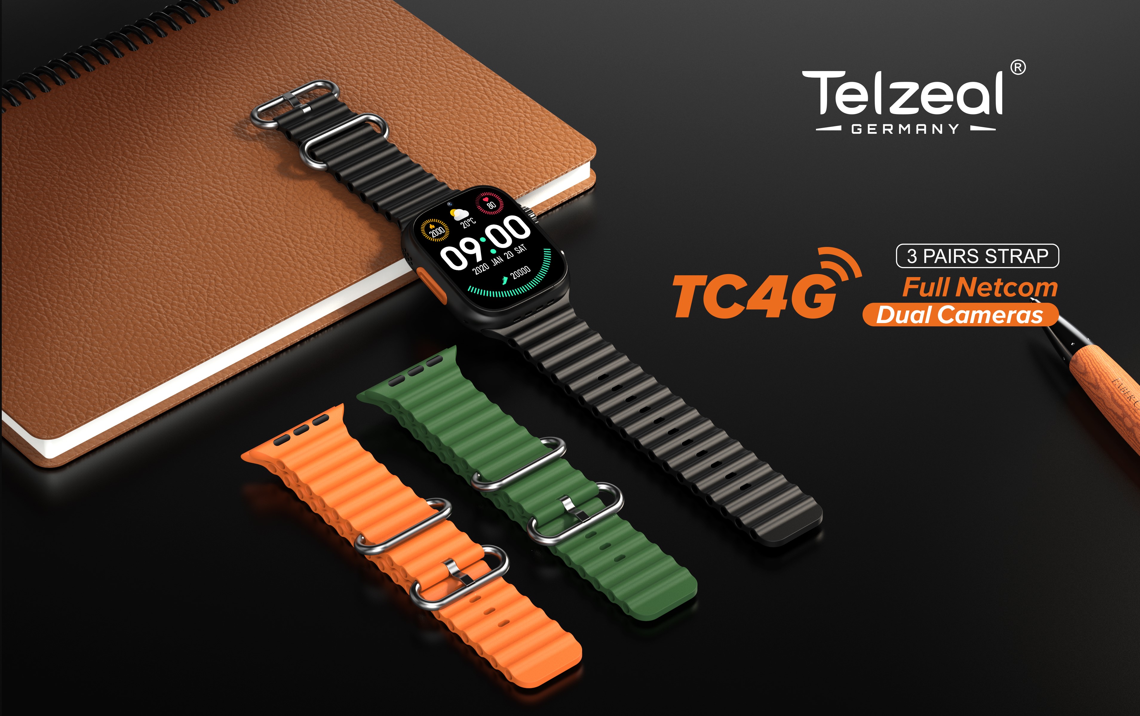 ساعت هوشمند سیمکارت خور و دوربین دار Telzeal TC4G