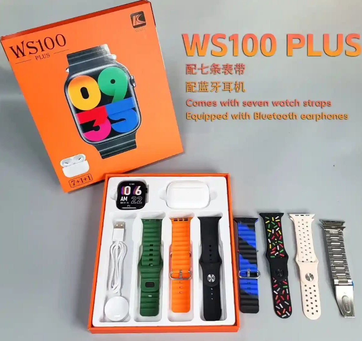 پک ساعت هوشمند مدل WS100 PLUS