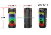 اسپیکر شارژی مدل zqs 6210w