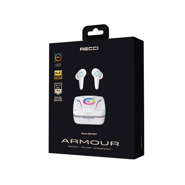 هندزفری بی سیم گیمینگ رسی Recci MechWarrior TWS Earbuds REP-W37