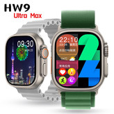 ساعت هوشمند اولترا قطب نمای فعال مدل HW9 ultra max صفحه amoled