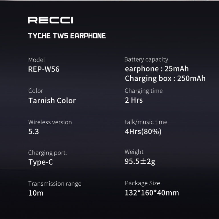 هندزفری بلوتوث گیمینگ رسی مدل RECCI REP-W56