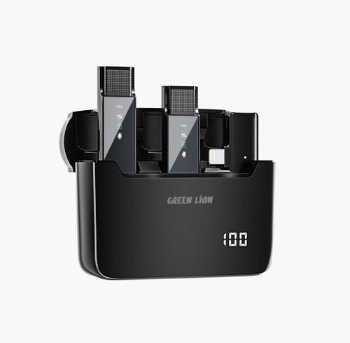 میکروفن یقه ای بیسیم گرین لاین مدل Digital Display 2in1