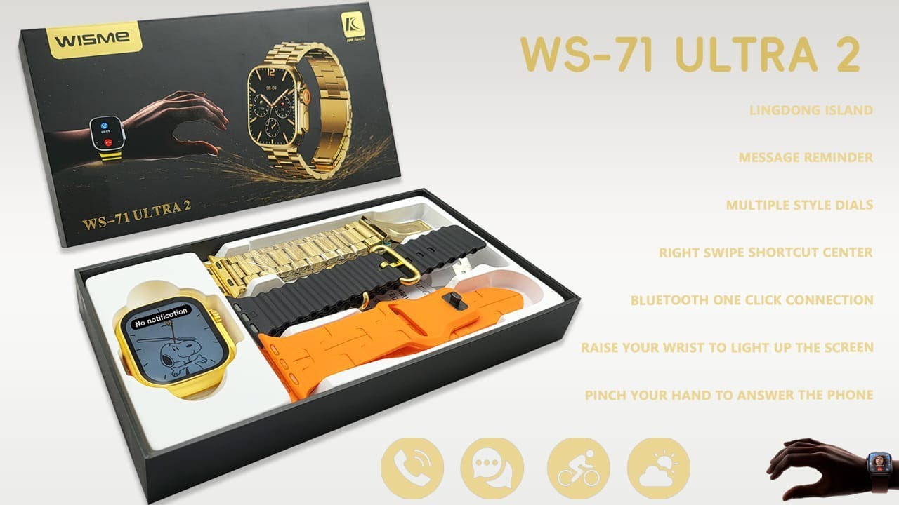 ساعت هوشمند اولترا مدل WS-71 Ultra2