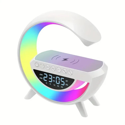 اسپیکر بلوتوثی دارای شارژر وایرلس و LED مدل G600