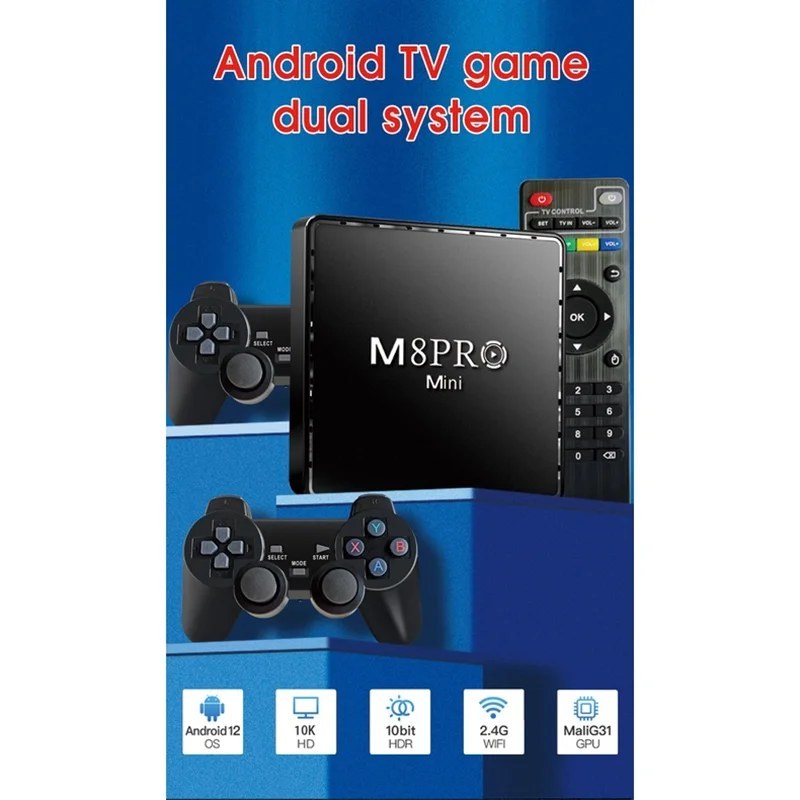 کنسول بازی و اندروید باکس مدل Game M8 pro mini