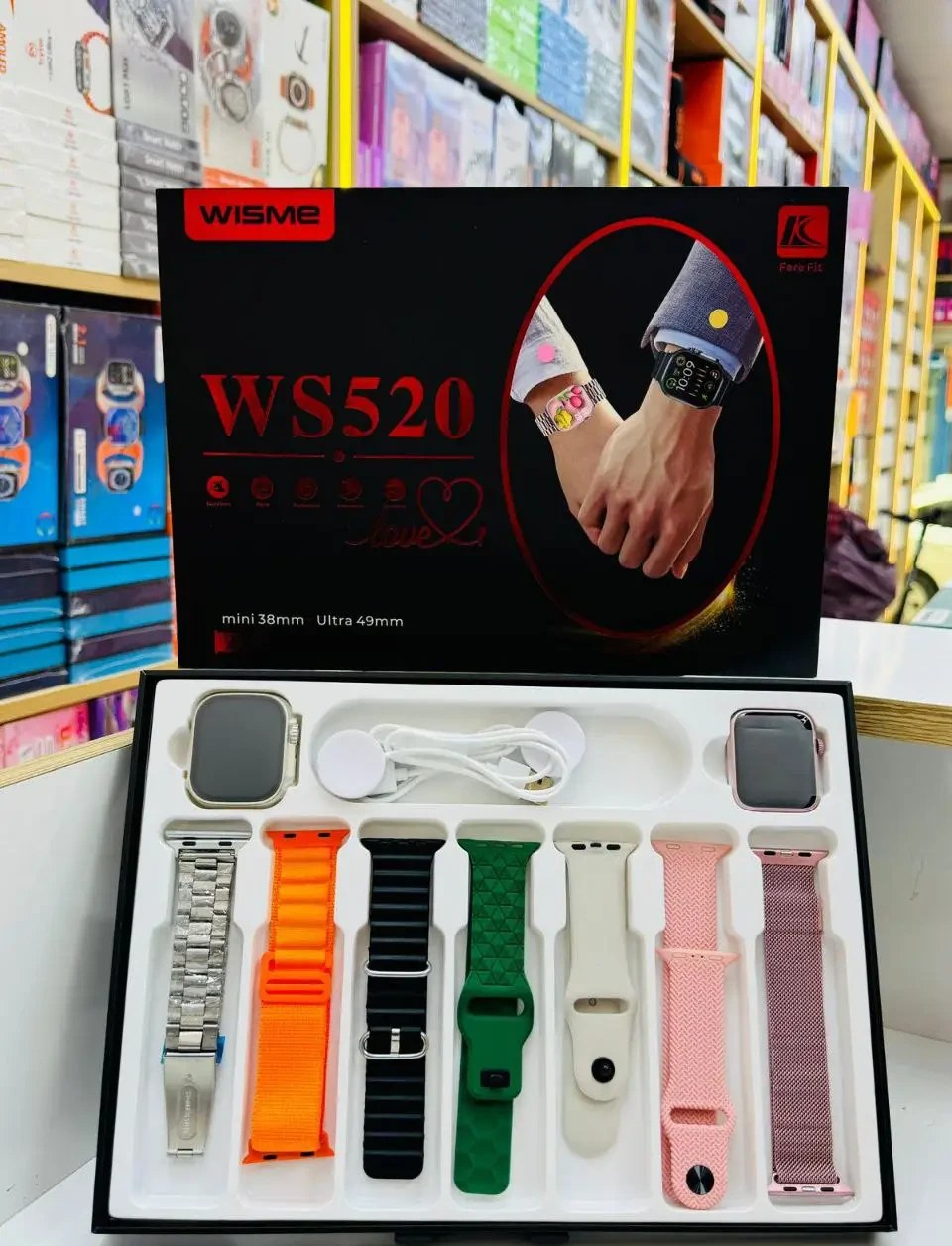 پک هدیه ساعت هوشمند مدل WISME WS520