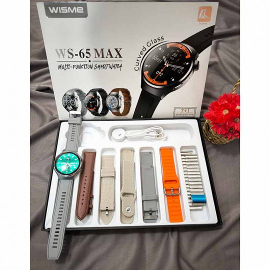 ساعت هوشمند کلاسیک صفحه گرد wisme مدل WS-65 MAX