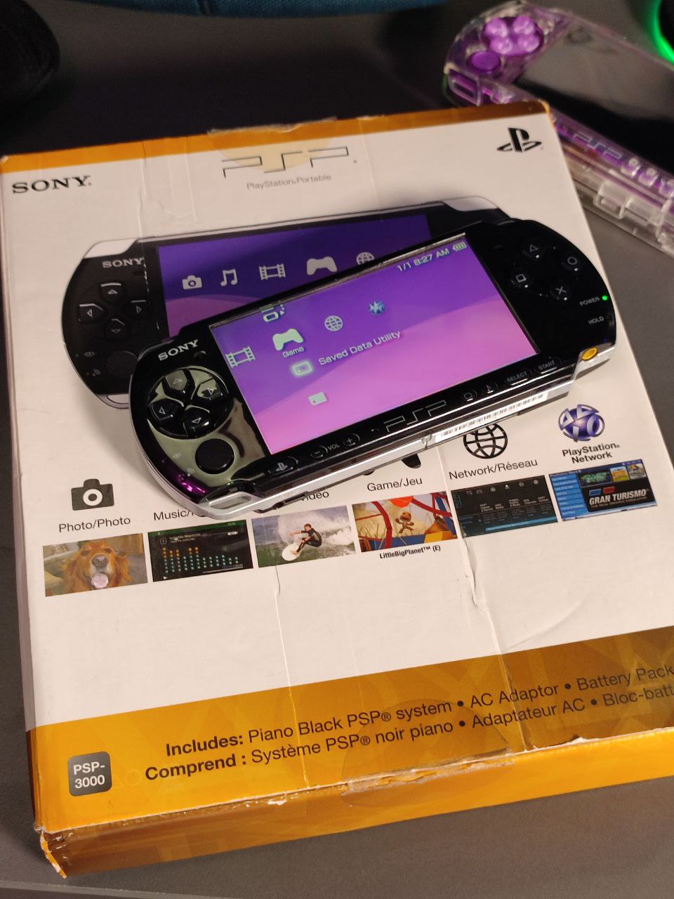 کنسول دستی سونی PSP 3000 رنگ مشکی پی اس پی 3000